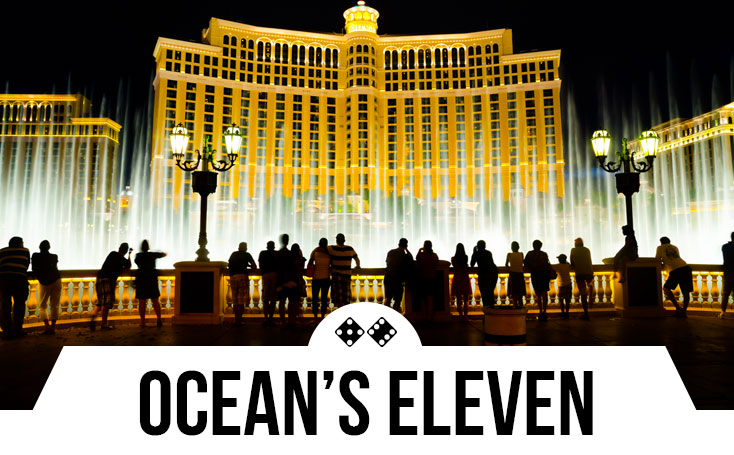 which casino did oceans 11 film at