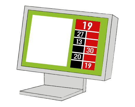 Roulette scoreboards