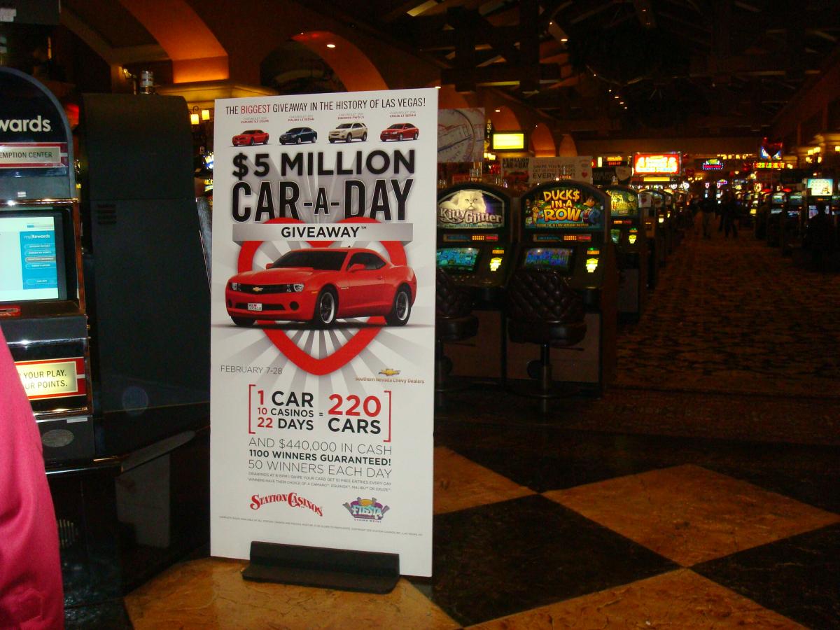 casino car giveaways commercials