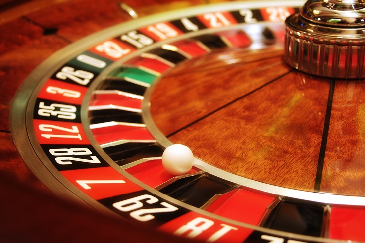 Roulette Wheel at a casino